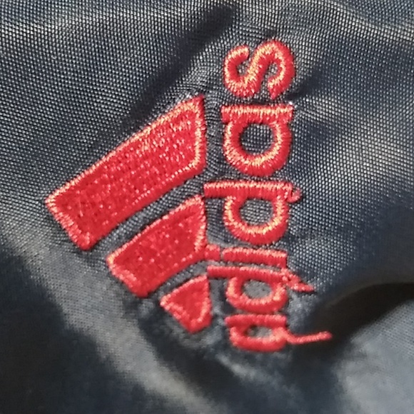 Vintage Adidas Indians Snap Button Coat Sz.10/12 Unisex - Picture 3 of 15